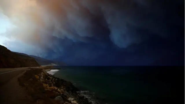 пожар в Малибу