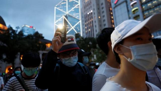 香港民眾紀念反送中抗議一週年