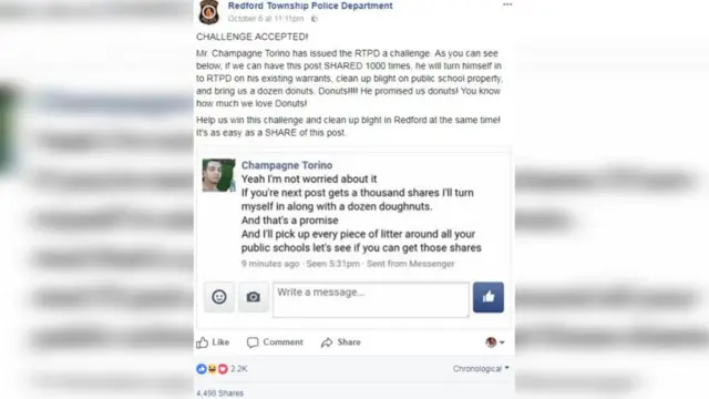 Di challenge wey Zaydel post for Facebook