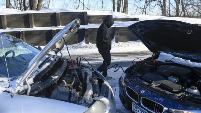 Морозы в США