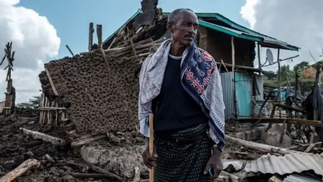 تسبب الصراع في دمار واسع النطاق في تيغراي