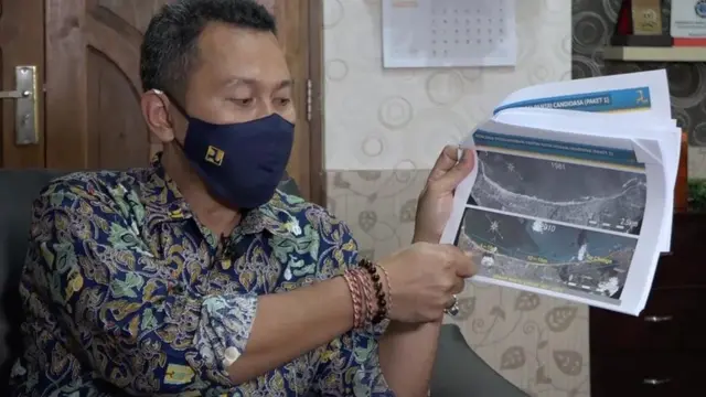 abrasi pantai kuta, bali