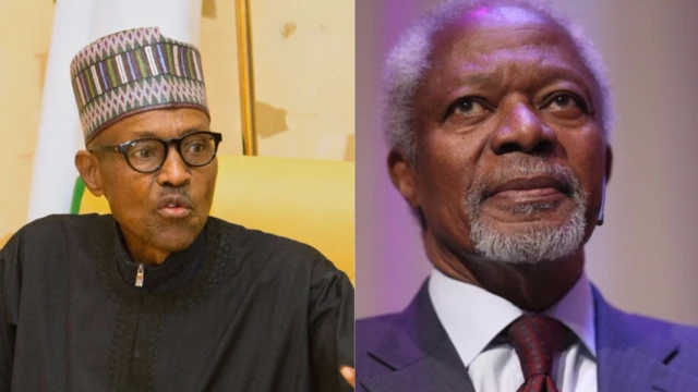 Buhari na Kofi Annan