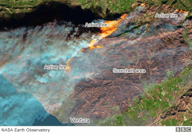 தீப்பரவிய இடங்கள்