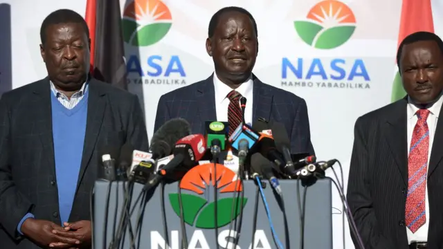 Mudavadi, Odinga na Musyoka Agosti 16, 2017