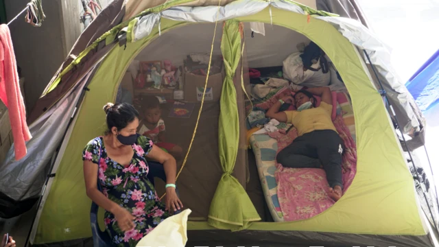 Campos de refugiados en Arauquita