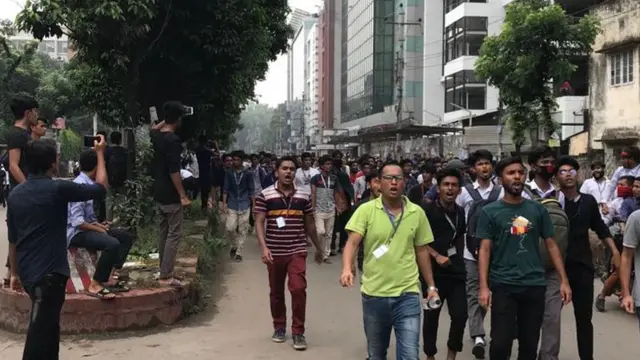 আন্দোলনের অষ্টমদিনে দেশজুড়ে বিক্ষোভে বিভিন্ন বিশ্ববিদ্যালয়ের শিক্ষার্থীদের অংশগ্রহণ বেশি ছিল