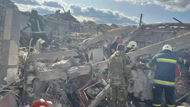 Scene after strike