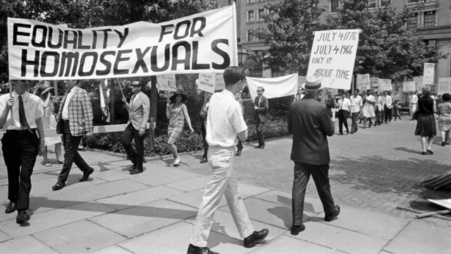 Manifestação pelos direitos homossexuaisroleta de numeros virtual1966 na Filadélfia