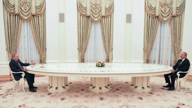 الهام علی اف و ولادیمیر پوتین