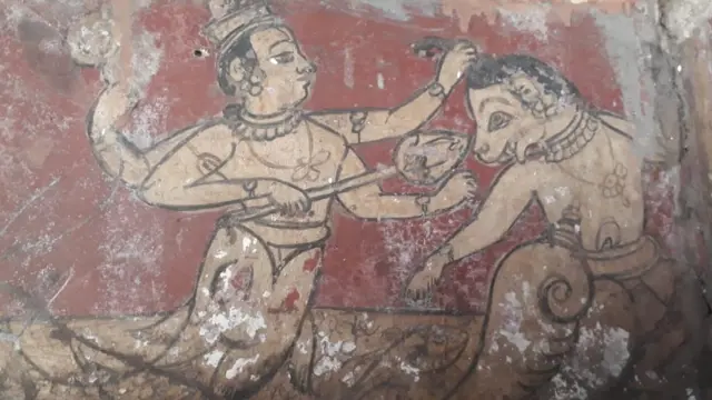 पुण्यातल्या नाना वाड्यातील चित्रे