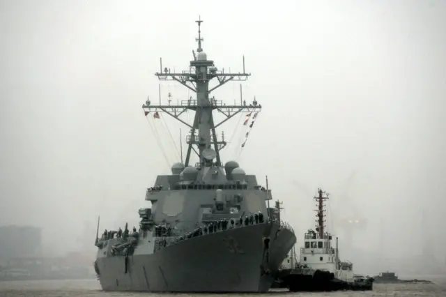 米海軍は今後も南シナ海に艦船派遣と＝太平洋軍司令官 - BBCニュース
