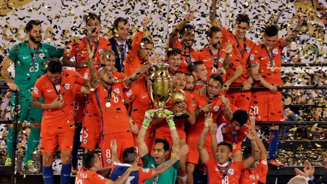 Chile recibe la copa