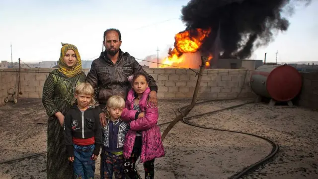 Ali Hassan y su familia