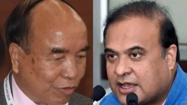 ਅਸਾਮ ਦੇ ਮੁੱਖ ਮੰਤਰੀ ਹੇਮੰਤ ਬਿਸਵਾ ਸ਼ਰਮਾ ਅਤੇ ਮਿਜ਼ੋਰਮ ਦੇ ਮੁੱਖ ਮੰਤਰੀ ਲਾਲਛਮਲੀਆਨਾ