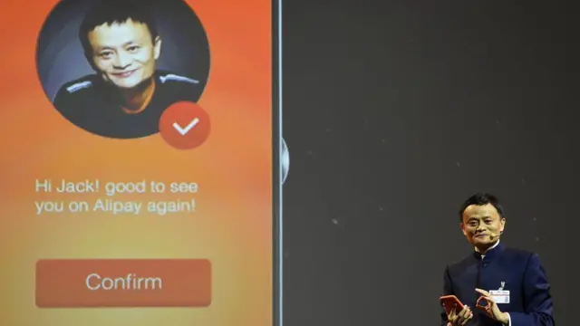 અલીપેના લોન્ચ વખતે જૅક મા