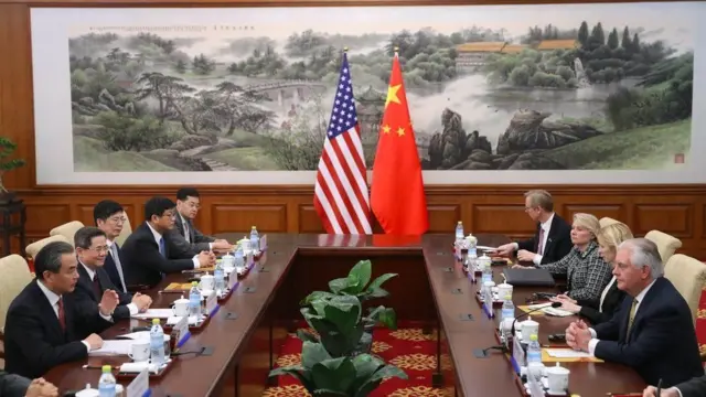 ټیلرسن چین ته د ټرمپ د ادارې لومړی جګپوړی چارواکی دی چې سفر کوي