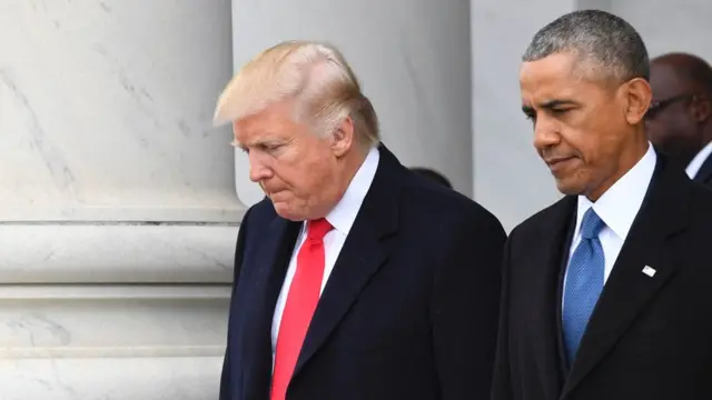 Donald Trump y Barack Obama
