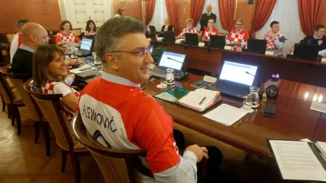 นายอันเดร์ เพล็นโควิช นายกรัฐมนตรีของโครเอเชีย