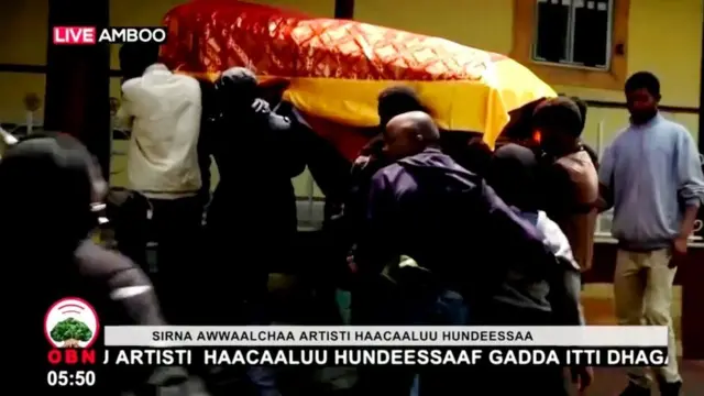 የሃጫሉ የቀብር ሥነ ሥርዓት