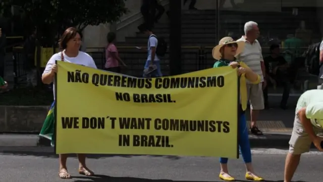 Protesto contra governo Dilma na avenida Paulista