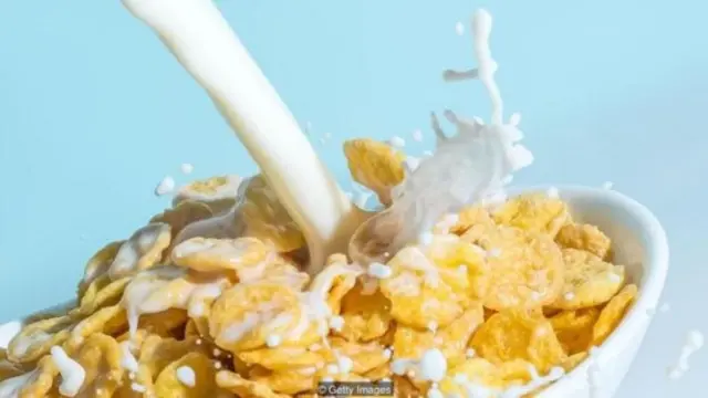 કૉર્ન ફ્લેક્સ અને દૂધ