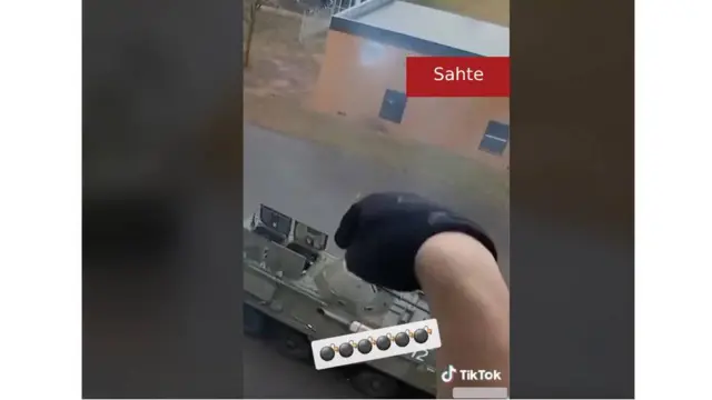 Sahte TikTok videosu