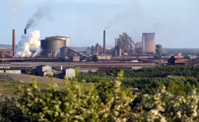 British Steel'in Scunthorpe'daki fabrikası