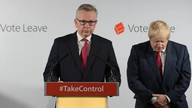 بوریس جانسون و مایکل گوو