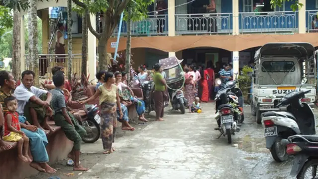စစ်တွေက စစ်ဘေးရှောင်စခန်းတစ်ခု