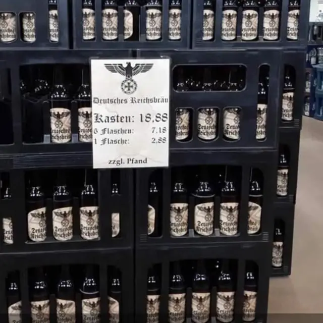 Gajbe piva sa nacističkim simbolima