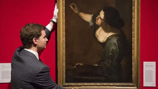 Salah satu lukisan diri Artemisia Gentileschi (1638-9).