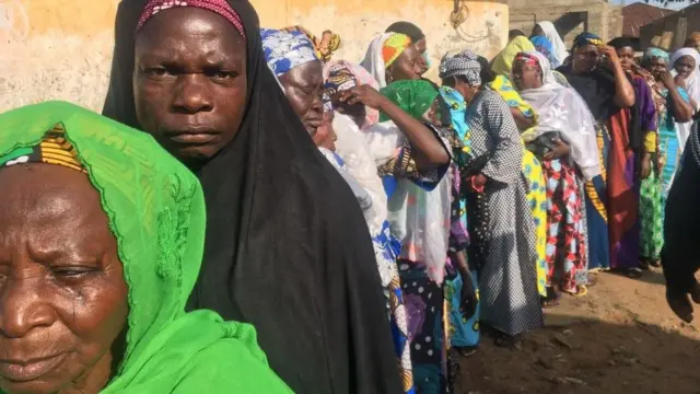 Masu kada kuri'a a kan layi a zaben Kogi