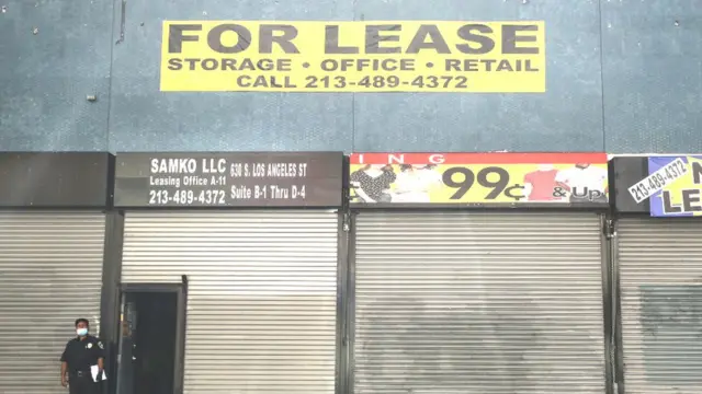 Negocio cerrado en Los Ángeles, California