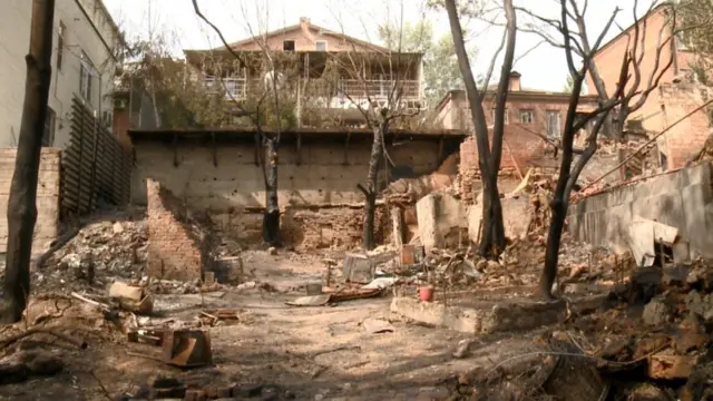 пепелище в Говнярке