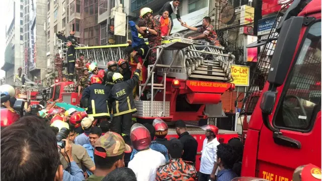 ফায়ার সার্ভিসের উদ্ধার তৎপরতা