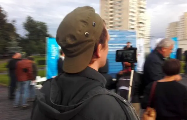 Встреча кандидата Гудкова в районе Октябрьское поле