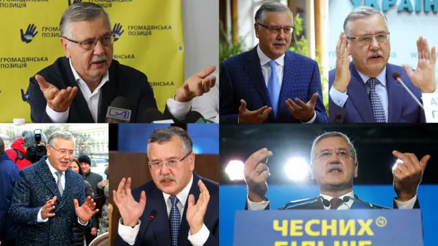 Анатолій Гриценко, колаж