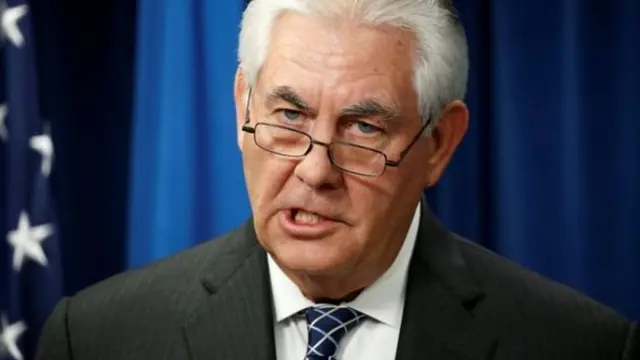 रेक्स टिलरसन दक्षिण कोरिया के दौरे पर हैं