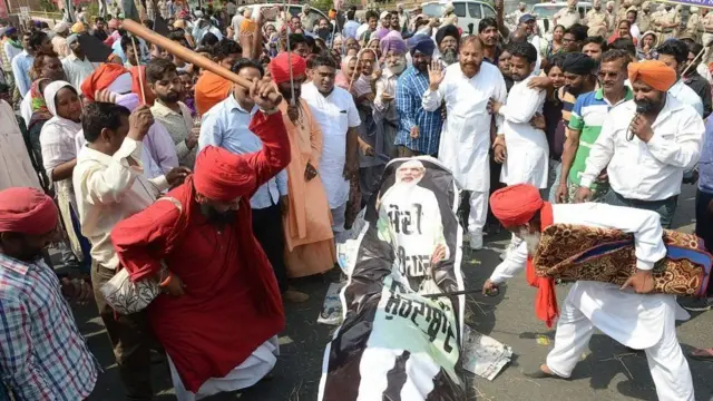 दलितों का प्रदर्शन