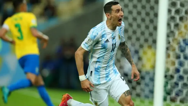 Ángel Di María ghi bàn thắng duy nhất của trận chung kết