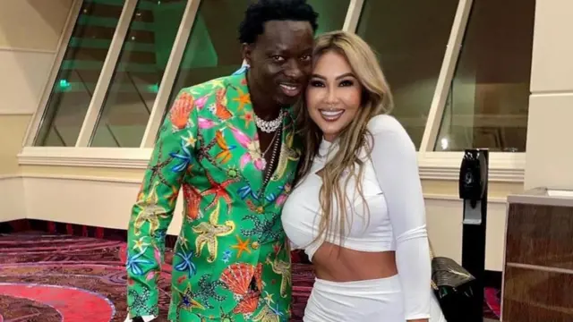 Michael Blackson and e girlfriend