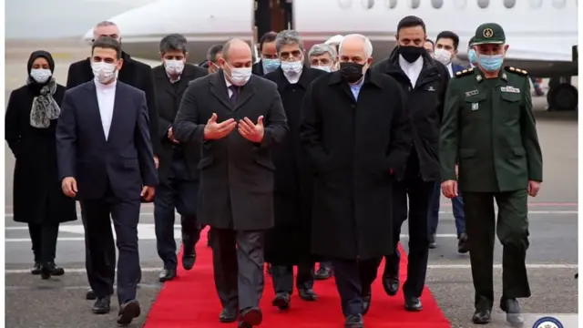 Javad Zərif Gürcüstana gedib İran Azərbaycan region