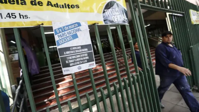 Paro docente en Argentina