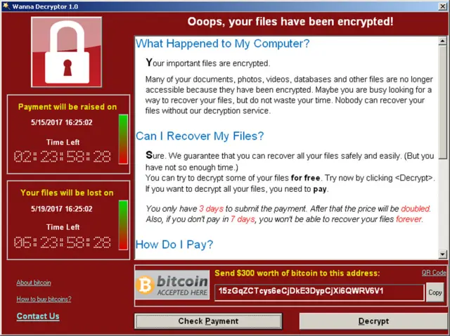 Imagen de WannaCry