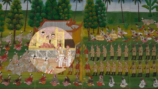 Pintura da quedahotel casino excalibur las vegasThibaw