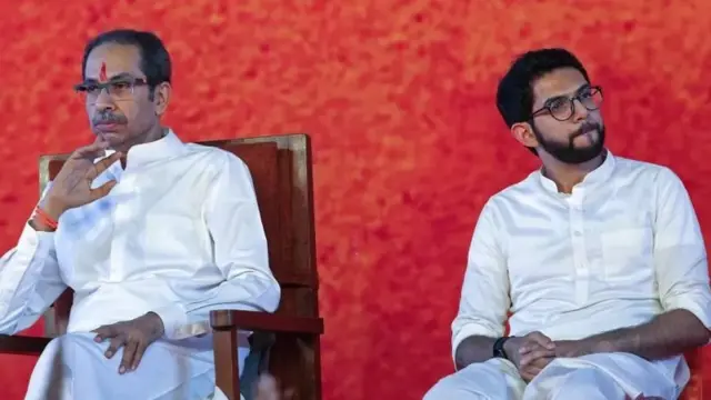 उद्धव ठाकरे और आदित्य ठाकरे
