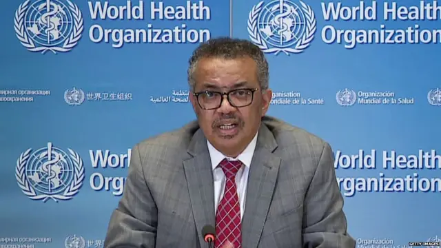 WHO चे सध्याचे महासंचालक टेड्रोस अधानोम घेब्रेयेसस