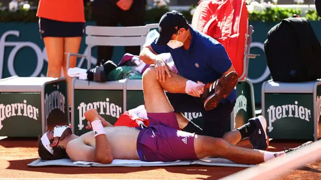 Стефанос Циципас в финале "Ролан Гаррос"