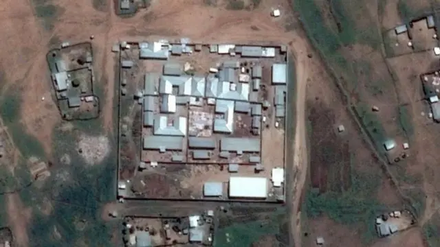 Vue aérienne de la célèbre prison d'Ogaden fermée en 2018 par les autorités éthiopiennes.
